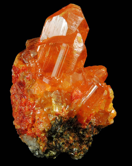 Orpiment with Realgar from Mercur District, Toole County, Utah