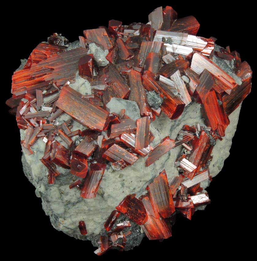 Realgar from No. 5 Mine, Baia Sprie (Felsbnya), Maramures, Romania