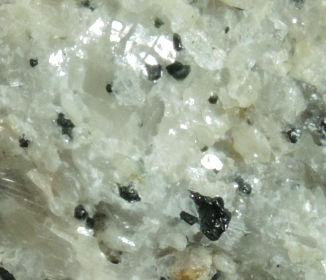 Wollastonite with Diopside in Calcite from Sterling Mine, Ogdensburg, Sterling Hill, Sussex County, New Jersey