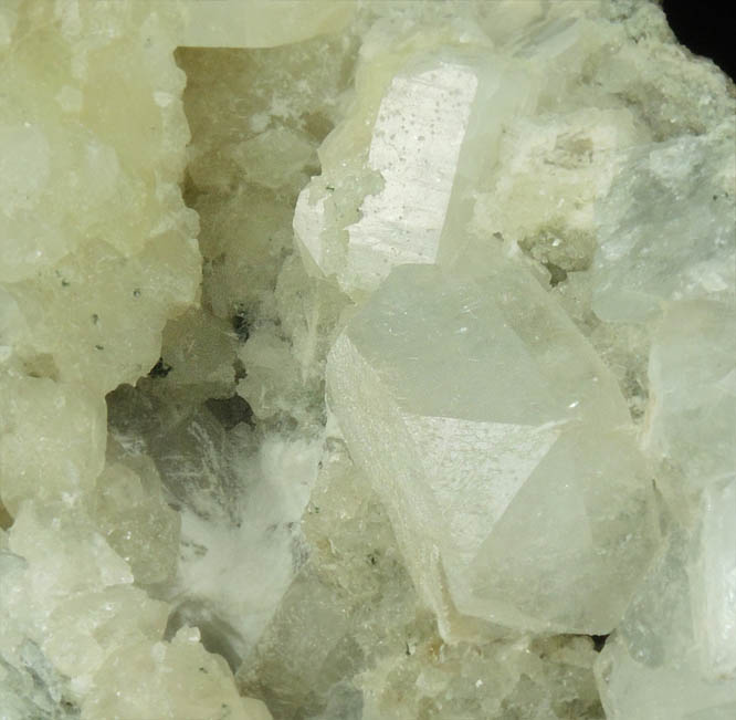 Apophyllite, Laumontite, Datolite from Upper New Street Quarry, Paterson, Passaic County, New Jersey