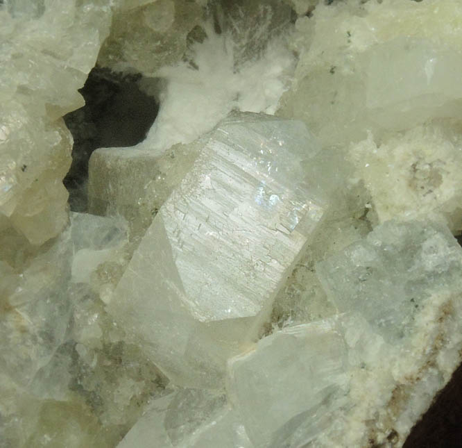 Apophyllite, Laumontite, Datolite from Upper New Street Quarry, Paterson, Passaic County, New Jersey