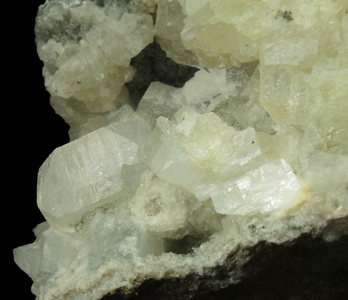 Apophyllite, Laumontite, Datolite from Upper New Street Quarry, Paterson, Passaic County, New Jersey