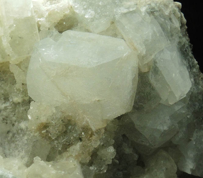 Apophyllite, Laumontite, Datolite from Upper New Street Quarry, Paterson, Passaic County, New Jersey