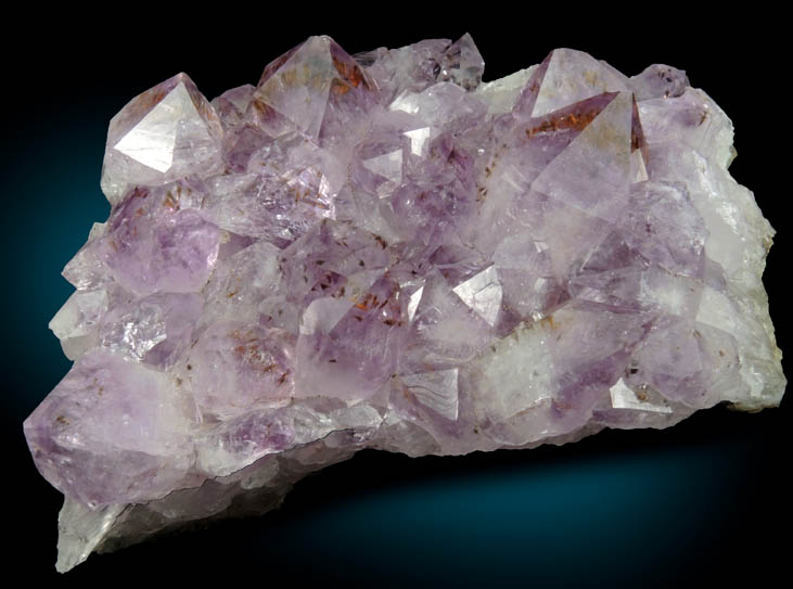 Quartz var. Amethyst with Hematite-Goethite inclusions from Alto Uruguai, Rio Grande do Sul, Brazil