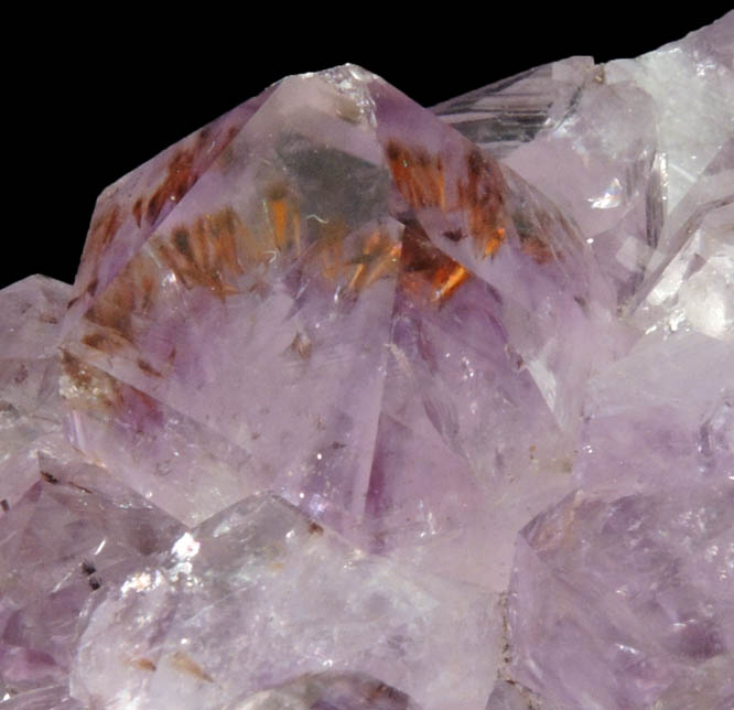 Quartz var. Amethyst with Hematite-Goethite inclusions from Alto Uruguai, Rio Grande do Sul, Brazil