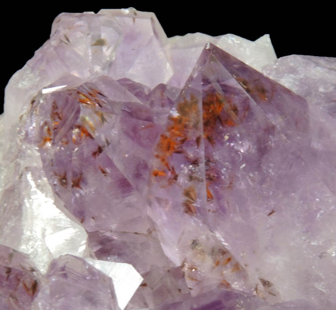 Quartz var. Amethyst with Hematite-Goethite inclusions from Alto Uruguai, Rio Grande do Sul, Brazil