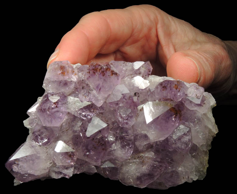 Quartz var. Amethyst with Hematite-Goethite inclusions from Alto Uruguai, Rio Grande do Sul, Brazil