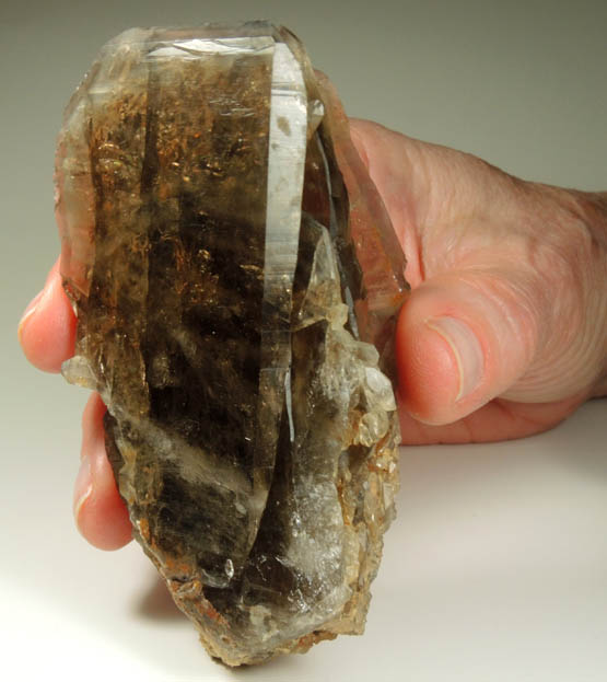 Quartz var. Smoky Quartz from North Moat Mountain, Bartlett, Carroll County, New Hampshire