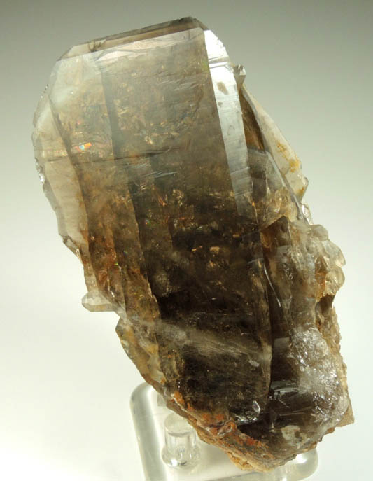 Quartz var. Smoky Quartz from North Moat Mountain, Bartlett, Carroll County, New Hampshire