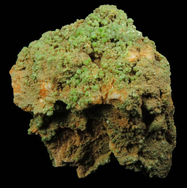 Pyromorphite from Driggith Mine, Caldbeck Fells, Cumbria, England