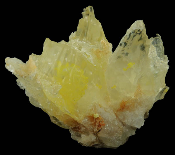 Calcite with Brucite(?) inclusions from Khwaye Mine, Loralai, northwestern Baluchistan, Pakistan