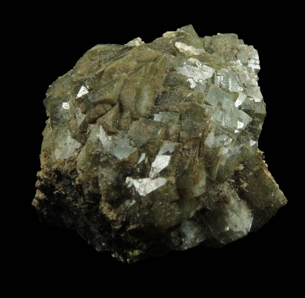 Heulandite with Chlorite inclusions from Millington Quarry, State Pit, Bernards Township, Somerset County, New Jersey