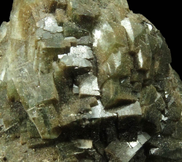 Heulandite with Chlorite inclusions from Millington Quarry, State Pit, Bernards Township, Somerset County, New Jersey