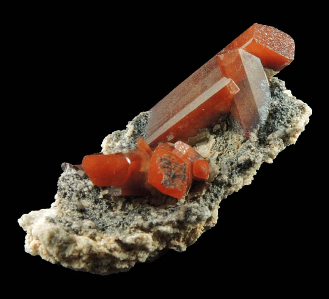 Topaz with Rutile inclusions from Durango, Mexico