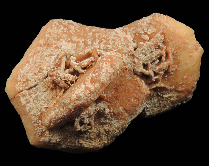 Aragonite (pseudo-hexagonal twinned crystals) from Barrel Spring Creek, Albany County, Wyoming