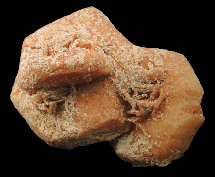 Aragonite (pseudo-hexagonal twinned crystals) from Barrel Spring Creek, Albany County, Wyoming