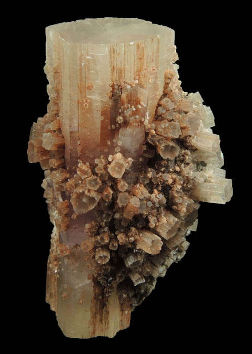 Aragonite (pseudohexagonal crystals) from Molina de Aragn, Guadalajara, Castilla-Leon, Spain (Type Locality for Aragonite)