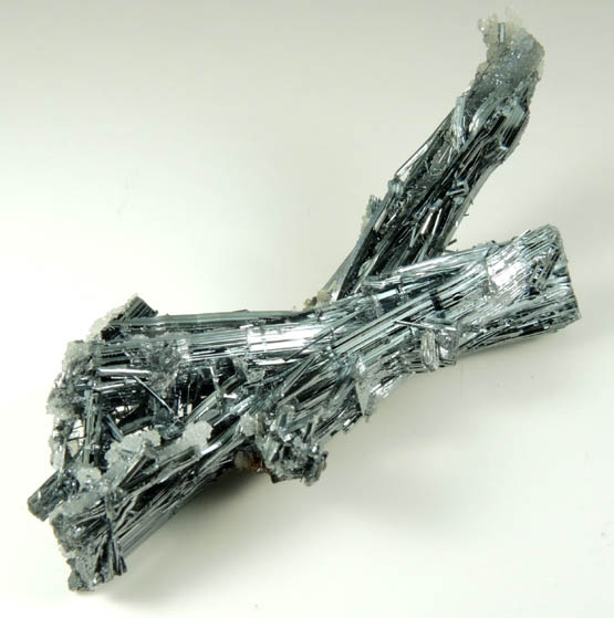 Stibnite with Quartz from Xikuangshan, 12 km northeast of Lengshuijiang, Hunan Province, China