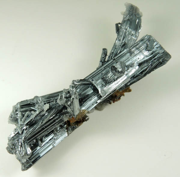 Stibnite with Quartz from Xikuangshan, 12 km northeast of Lengshuijiang, Hunan Province, China