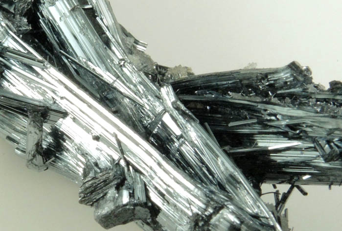 Stibnite with Quartz from Xikuangshan, 12 km northeast of Lengshuijiang, Hunan Province, China