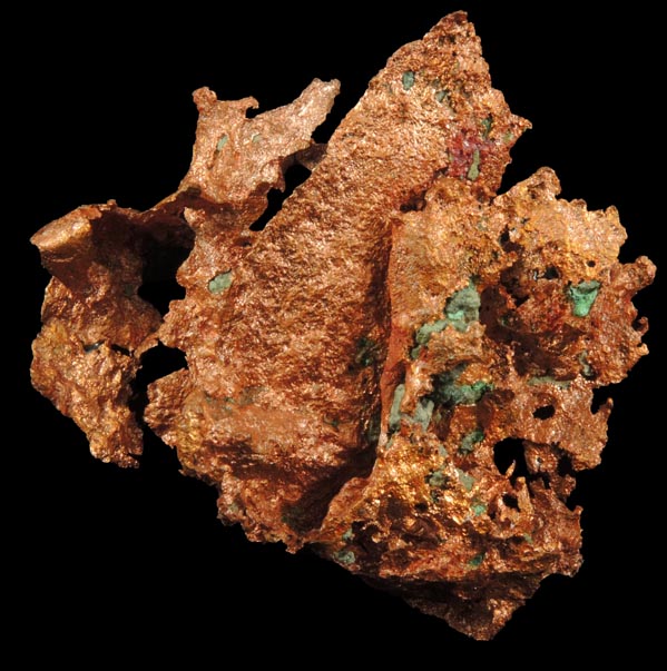 Copper (naturally crystallized native copper) from Keweenaw Peninsula Copper District, Michigan