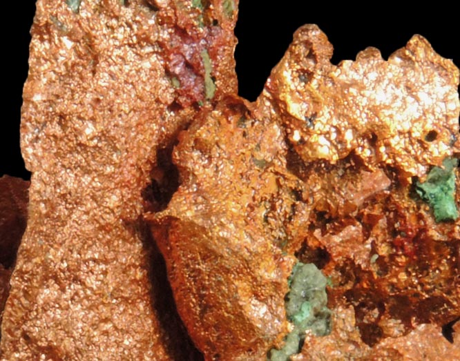 Copper (naturally crystallized native copper) from Keweenaw Peninsula Copper District, Michigan