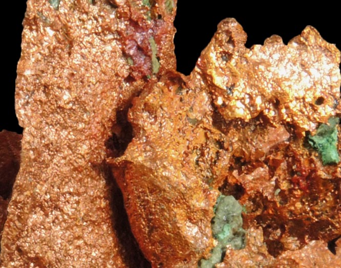 Copper (naturally crystallized native copper) from Keweenaw Peninsula Copper District, Michigan