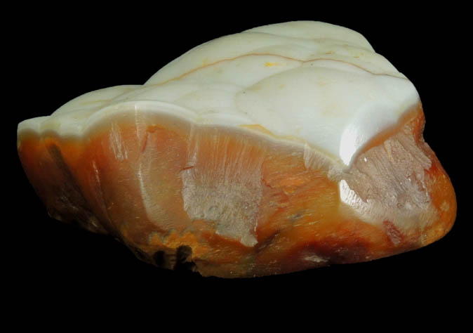 Quartz var. Carnelian from Stirling Brook, Warren Township, Somerset County, New Jersey