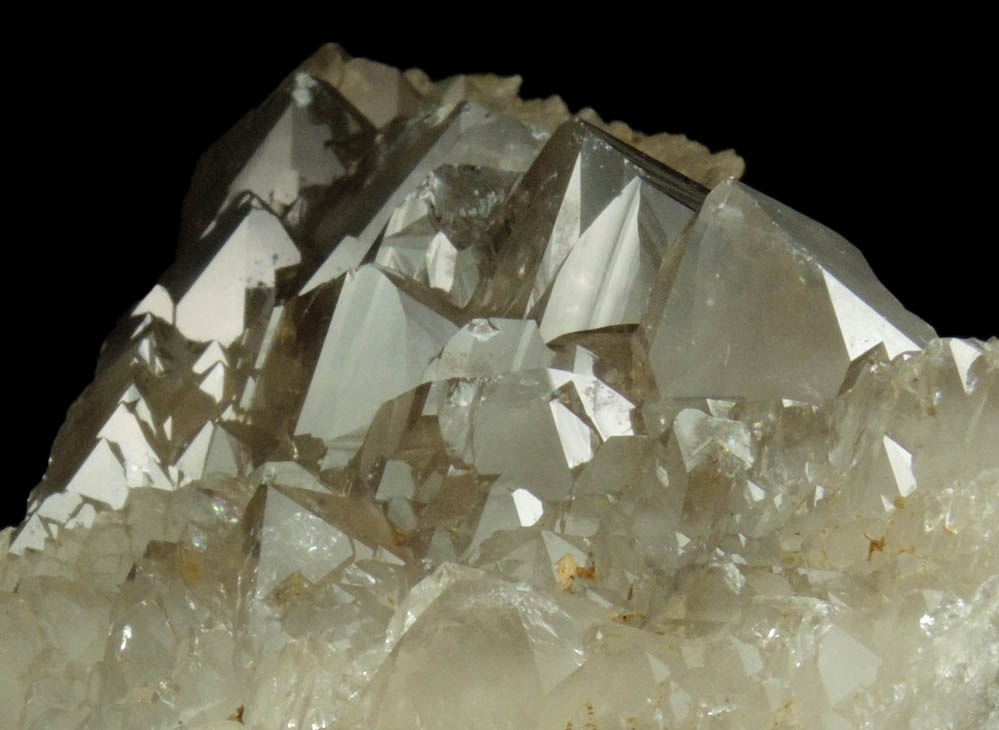 Quartz var. Smoky Quartz from North Moat Mountain, Bartlett, Carroll County, New Hampshire