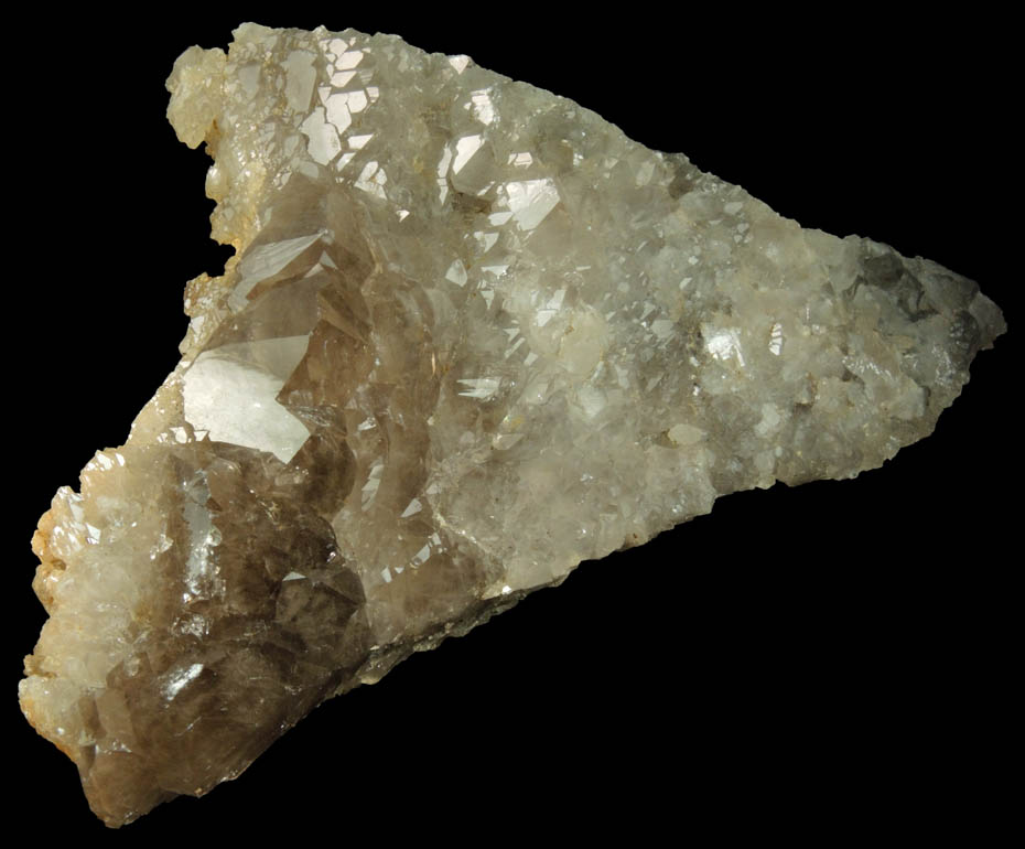 Quartz var. Smoky Quartz from North Moat Mountain, Bartlett, Carroll County, New Hampshire