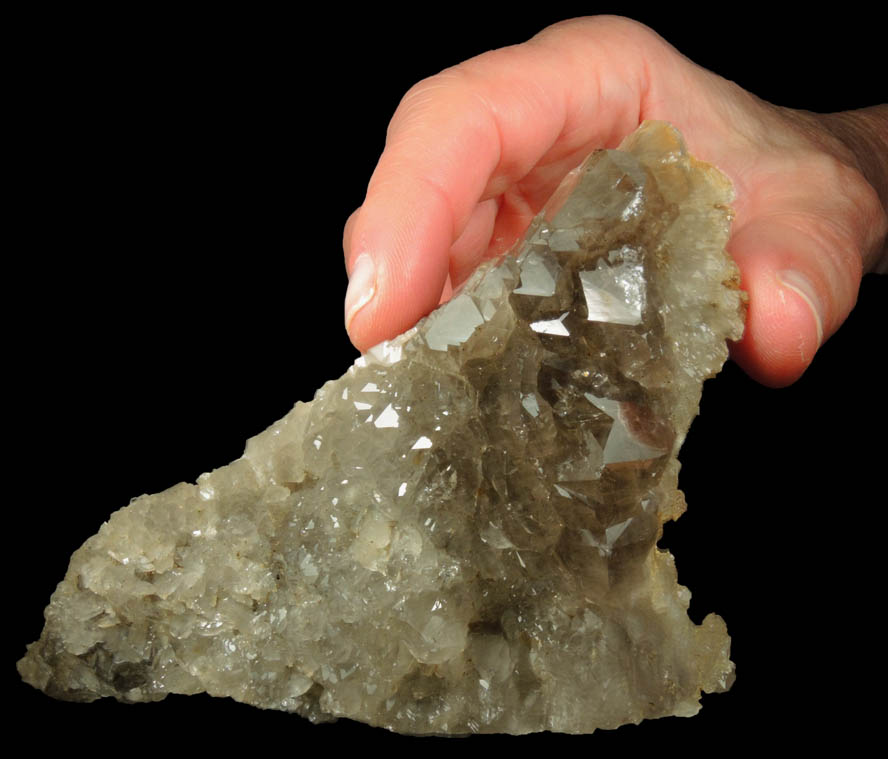 Quartz var. Smoky Quartz from North Moat Mountain, Bartlett, Carroll County, New Hampshire