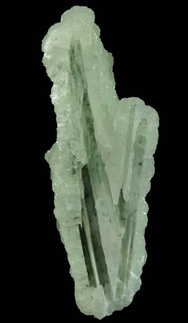 Prehnite pseudomorphs after Anhydrite from Millington Quarry, Bernards Township, Somerset County, New Jersey