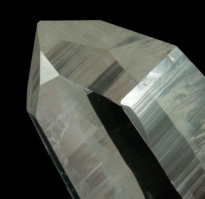 Quartz (optical-grade) with rare crystal faces from Pea Blanca Mine, San Pablo de Borbur, Vasquez-Yacopi Mining District, Boyac Department, Colombia