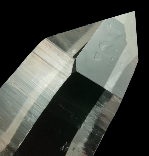 Quartz (optical-grade) with rare crystal faces from Pea Blanca Mine, San Pablo de Borbur, Vasquez-Yacopi Mining District, Boyac Department, Colombia