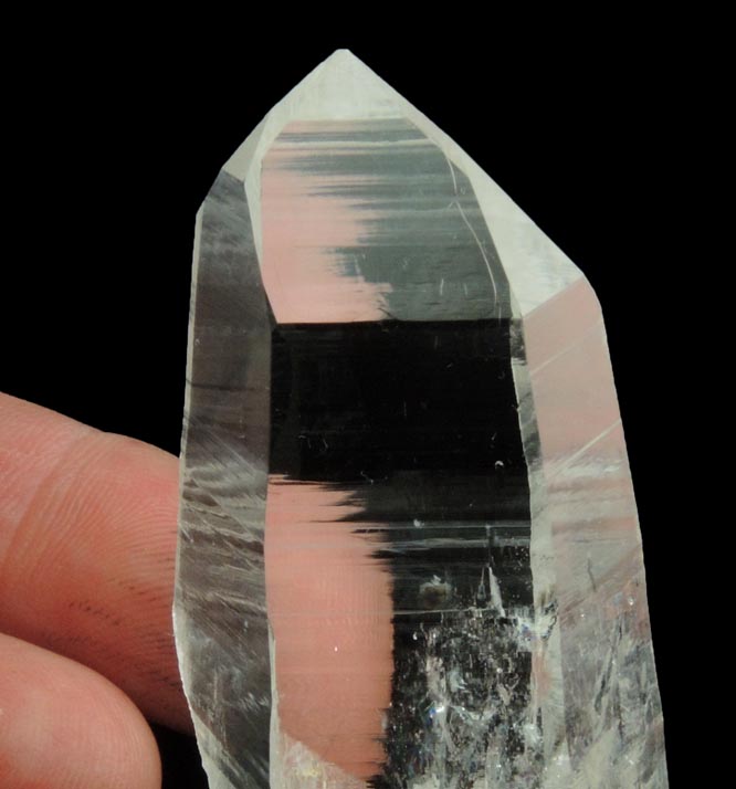 Quartz (optical-grade) with rare crystal faces from Pea Blanca Mine, San Pablo de Borbur, Vasquez-Yacopi Mining District, Boyac Department, Colombia