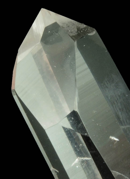 Quartz (optical-grade) with rare crystal faces from Pea Blanca Mine, San Pablo de Borbur, Vasquez-Yacopi Mining District, Boyac Department, Colombia