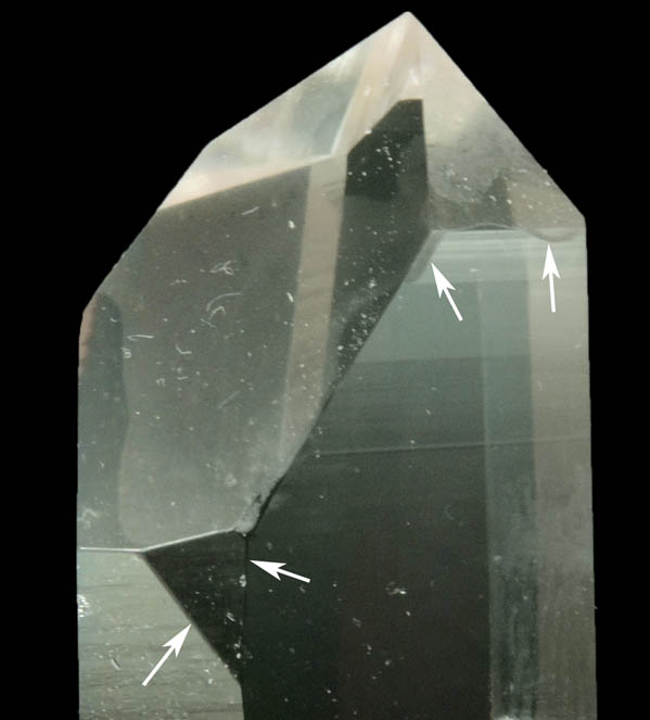 Quartz (optical-grade) with rare crystal faces from Pea Blanca Mine, San Pablo de Borbur, Vasquez-Yacopi Mining District, Boyac Department, Colombia