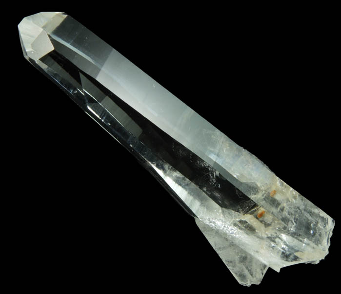 Quartz (optical-grade) with rare crystal faces from Pea Blanca Mine, San Pablo de Borbur, Vasquez-Yacopi Mining District, Boyac Department, Colombia