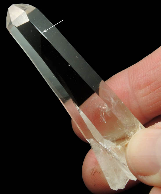 Quartz (optical-grade) with rare crystal faces from Pea Blanca Mine, San Pablo de Borbur, Vasquez-Yacopi Mining District, Boyac Department, Colombia