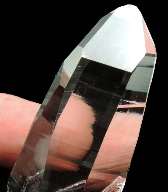 Quartz (optical-grade) with rare crystal faces from Pea Blanca Mine, San Pablo de Borbur, Vasquez-Yacopi Mining District, Boyac Department, Colombia