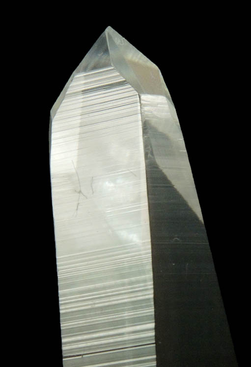 Quartz (optical-grade) with rare crystal faces from Pea Blanca Mine, San Pablo de Borbur, Vasquez-Yacopi Mining District, Boyac Department, Colombia