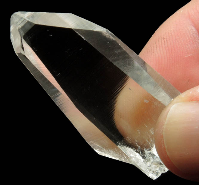 Quartz (optical-grade) with rare crystal faces from Pea Blanca Mine, San Pablo de Borbur, Vasquez-Yacopi Mining District, Boyac Department, Colombia