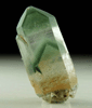 Quartz with green phantom-growth inclusions from one-time find at construction site, Cundinamarca Department, Colombia