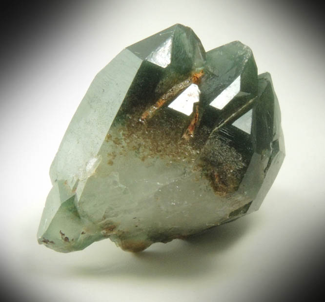 Quartz with green (Chlorite?) inclusions from one-time find at construction site, Cundinamarca Department, Colombia