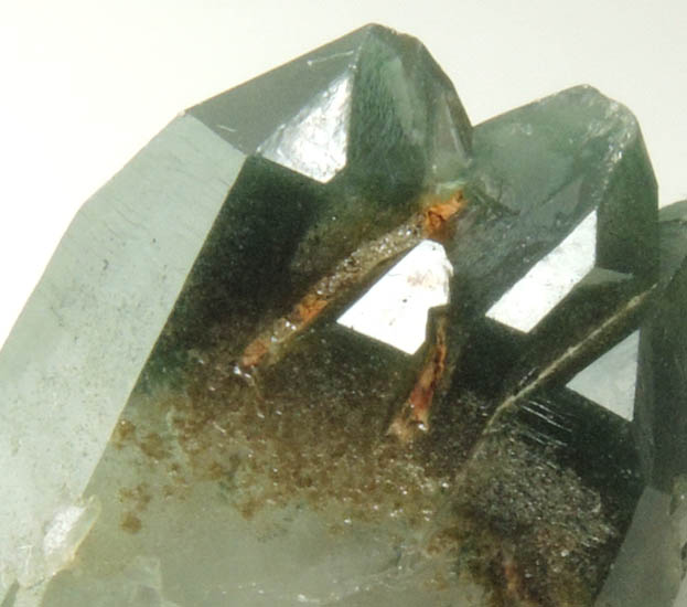 Quartz with green (Chlorite?) inclusions from one-time find at construction site, Cundinamarca Department, Colombia
