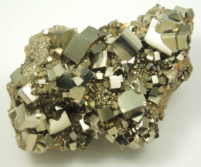 Pyrite from Huaron District, Cerro de Pasco Province, Pasco Department, Peru