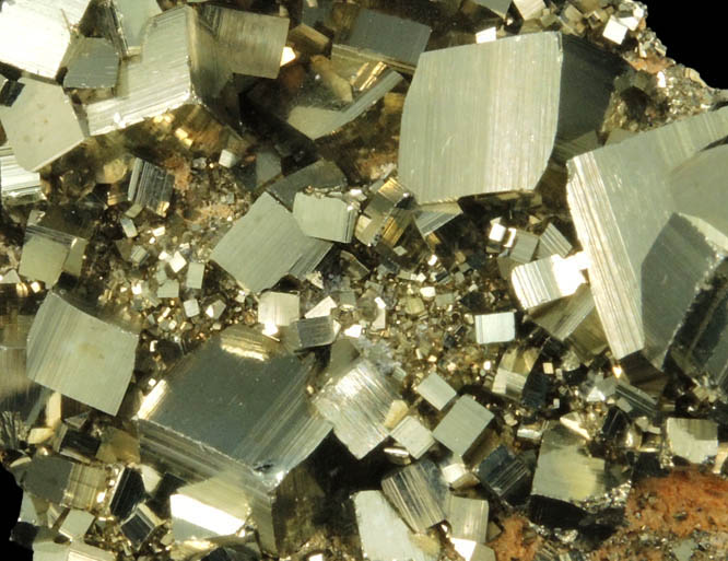 Pyrite from Huaron District, Cerro de Pasco Province, Pasco Department, Peru