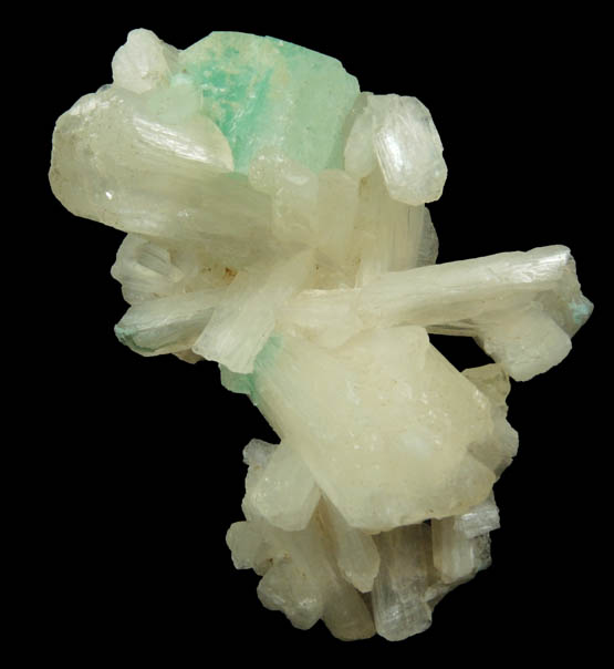 Stilbite with Apophyllite from Ahmednagar, Maharashtra, India