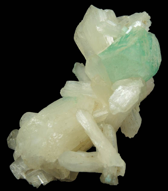 Stilbite with Apophyllite from Ahmednagar, Maharashtra, India