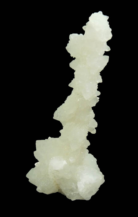 Quartz epimorph after Laumontite from Diamond Ledge, Stafford Springs, Tolland County, Connecticut